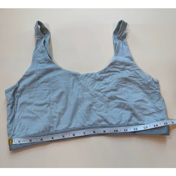 New in Box Allbirds Trino Bralette in Color Peppercorn Size XL - Picture 6 of 10